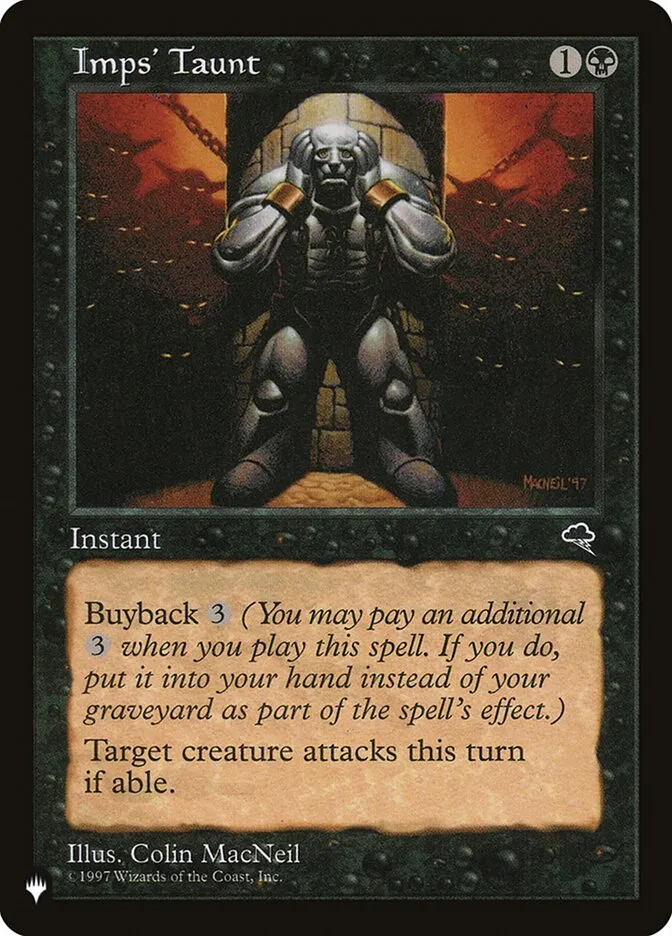 2020 The List Imps' Taunt uncommon #TMP-138 uncommon card image