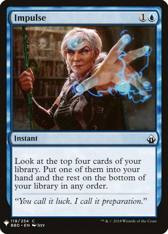 2020 The List Impulse common #BBD-119 common card image