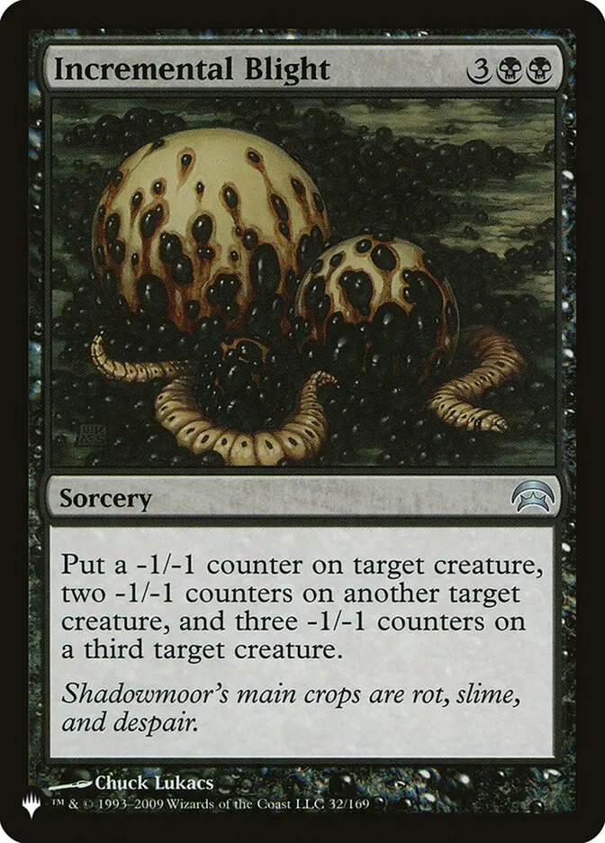 2020 The List Incremental Blight #HOP-32 uncommon card image