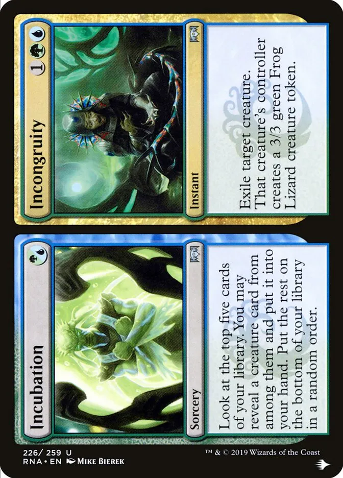 2020 The List Incubation // Incongruity #RNA-226 uncommon card image