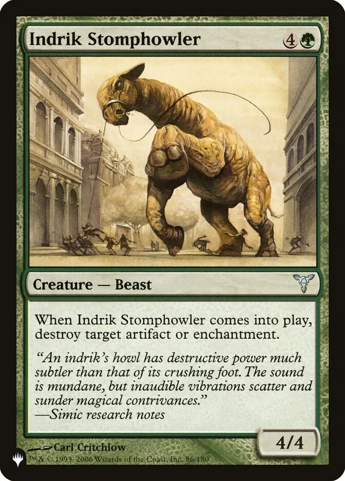 2020 The List Indrik Stomphowler uncommon #DIS-86 uncommon card image