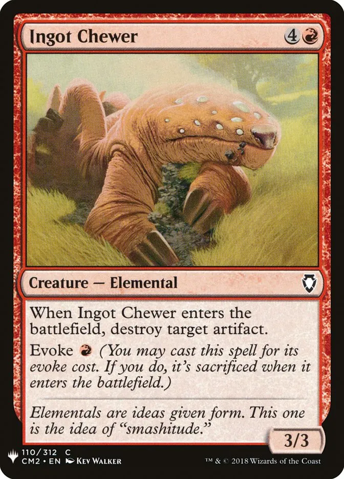 2020 The List Ingot Chewer #CM2-110 common card image
