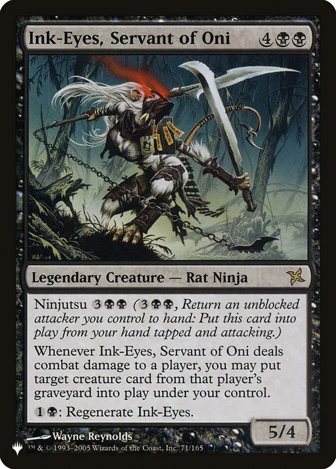 2020 The List Ink-Eyes, Servant of Oni #BOK-71 rare card image