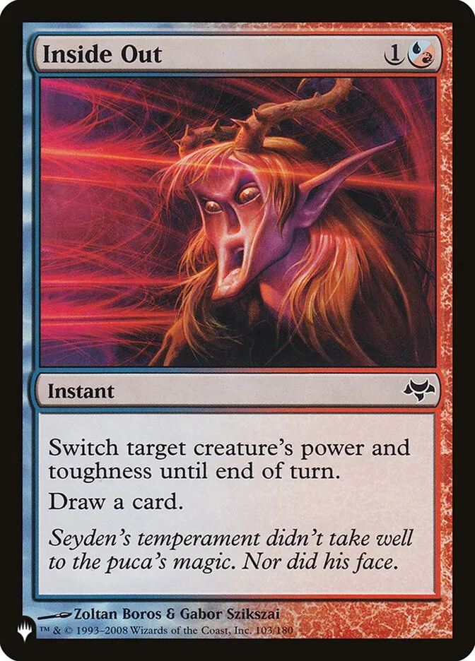 2020 The List Inside Out common #EVE-103 common card image