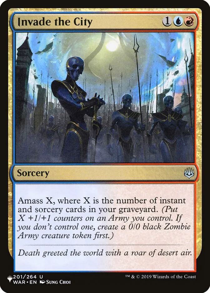 2020 The List Invade the City #WAR-201 uncommon card image