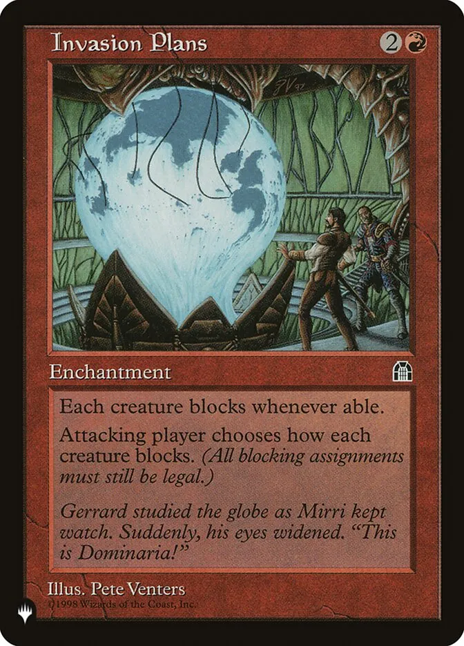 2020 The List Invasion Plans #STH-89 rare card image