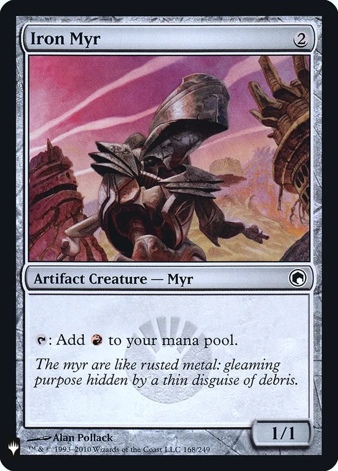 2020 The List Iron Myr #SOM-168 common card image