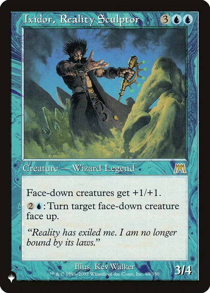 2020 The List Ixidor, Reality Sculptor #ONS-89 rare card image