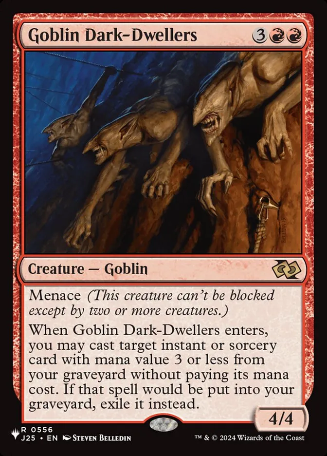 2020 The List Goblin Dark-Dwellers #J25-556 rare card image