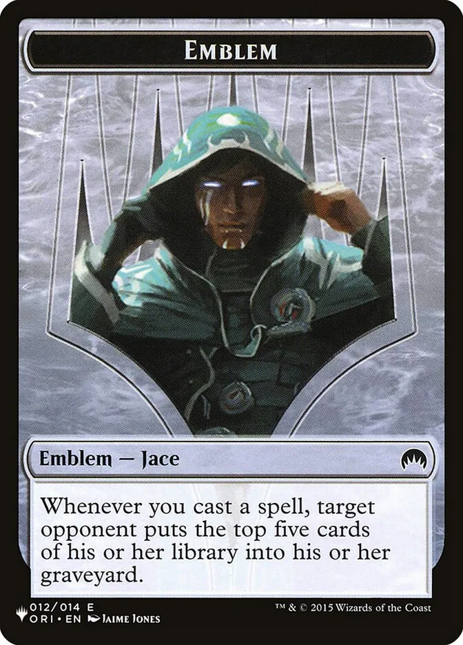 2020 The List Jace, Telepath Unbound Emblem #TORI-12 common card image