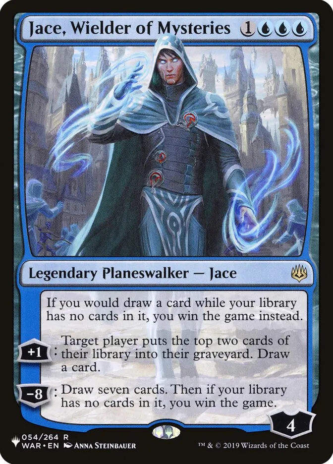 2020 The List Jace, Wielder of Mysteries #WAR-54 rare card image