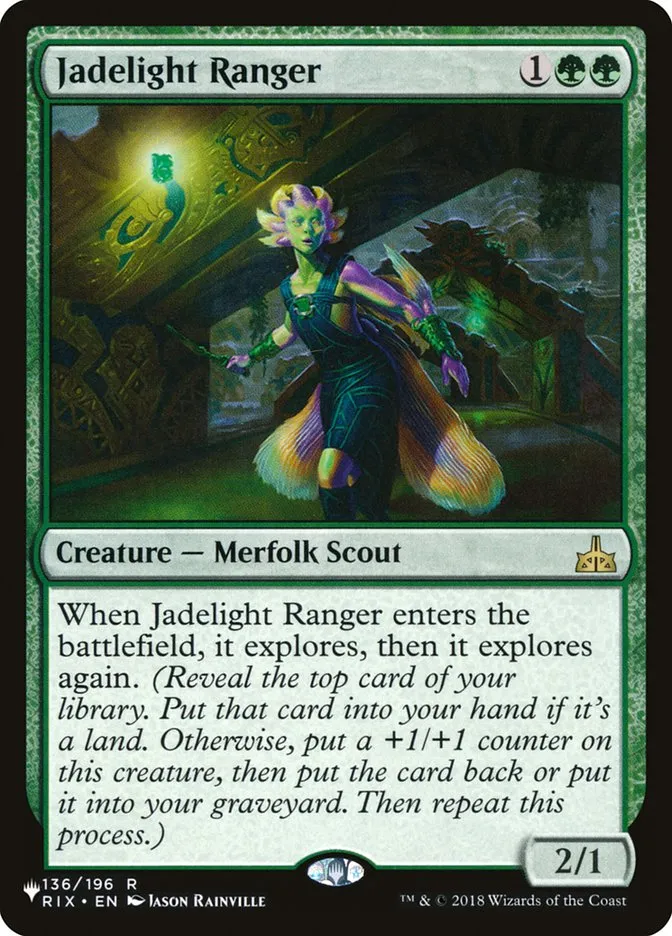 2020 The List Jadelight Ranger #RIX-136 rare card image