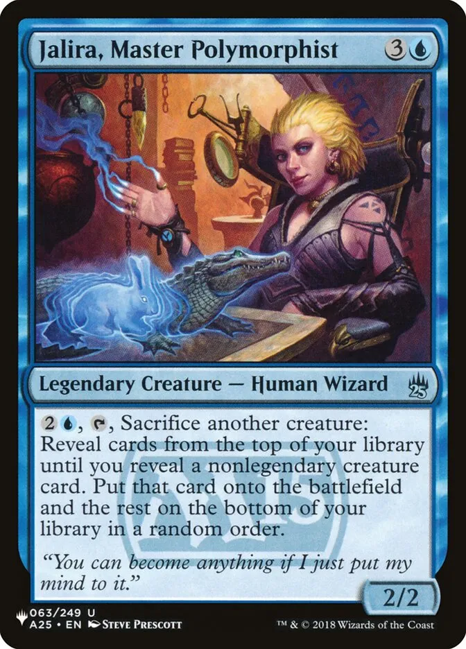 2020 The List Jalira, Master Polymorphist #A25-63 uncommon card image
