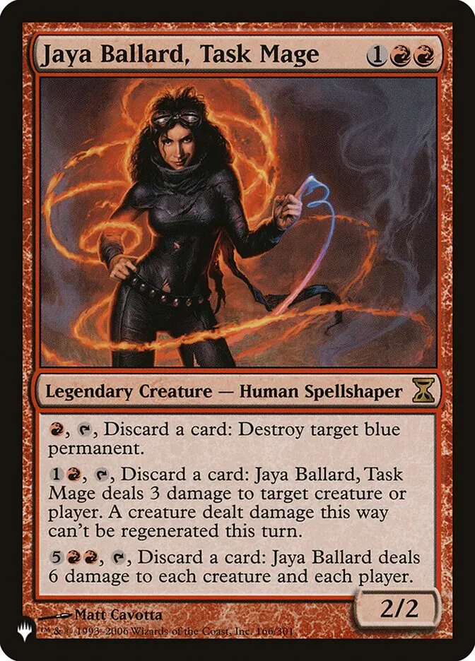 2020 The List Jaya Ballard, Task Mage #TSP-166 rare card image
