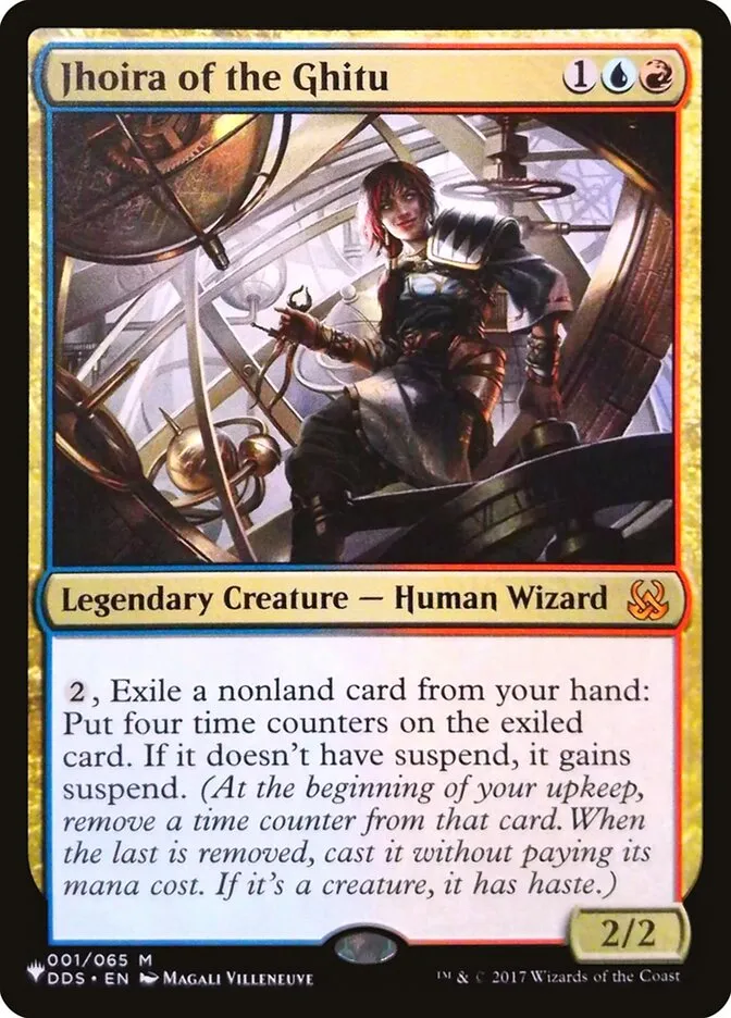 2020 The List Jhoira of the Ghitu #DDS-1 mythic card image