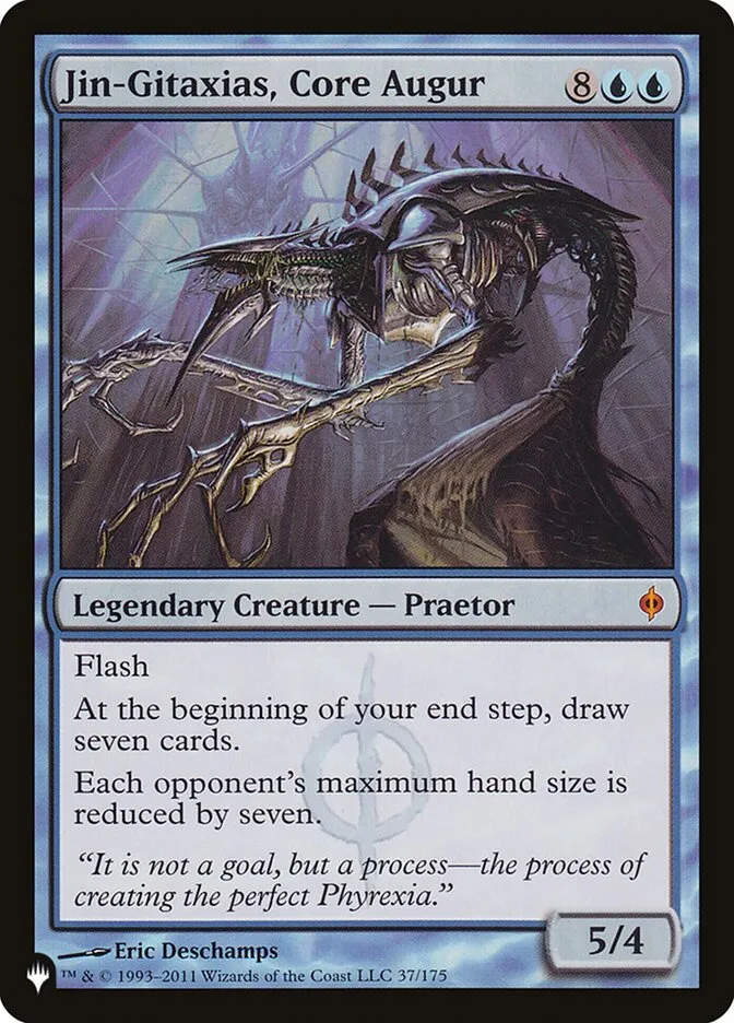 2020 The List Jin-Gitaxias, Core Augur #NPH-37 mythic card image