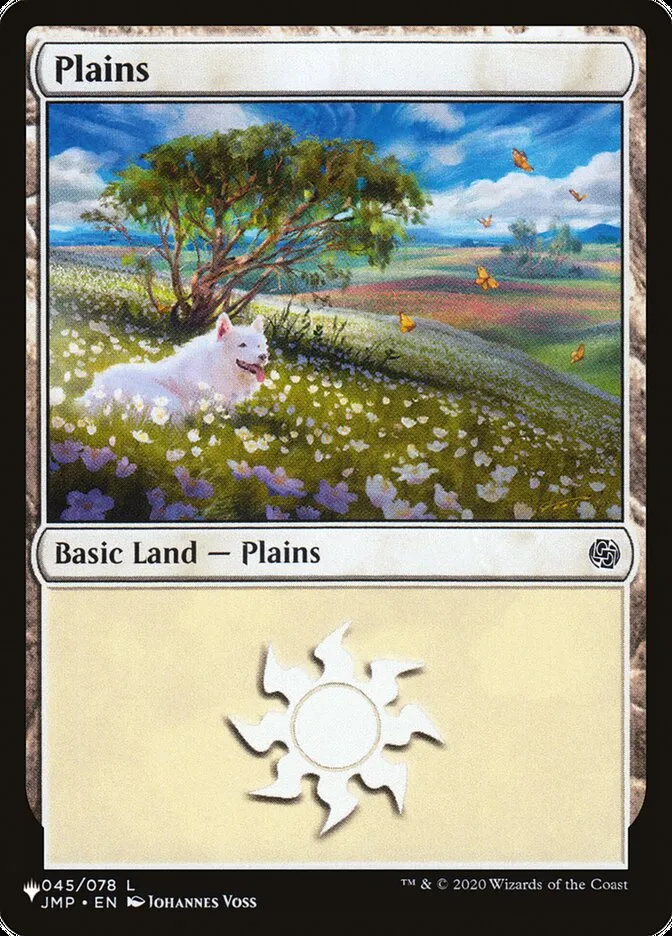 2020 The List Plains common #JMP-45 common card image