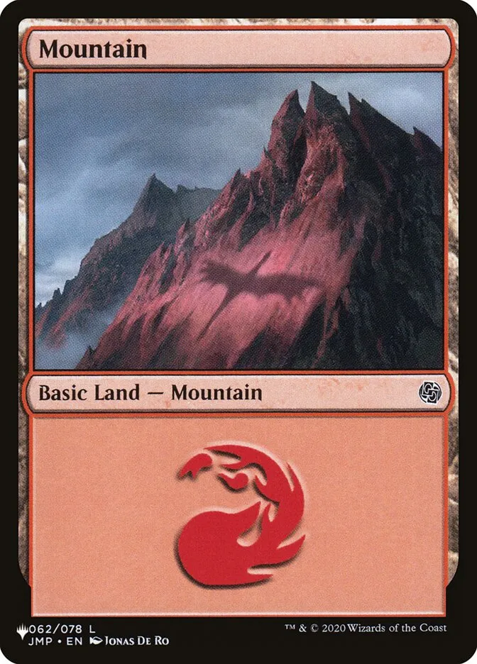 2020 The List Mountain common #JMP-62 common card image