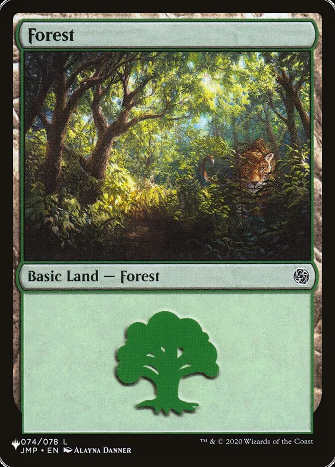 2020 The List Forest common #JMP-74 common card image