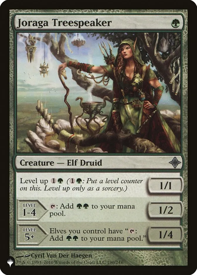 2020 The List Joraga Treespeaker #ROE-190 uncommon card image