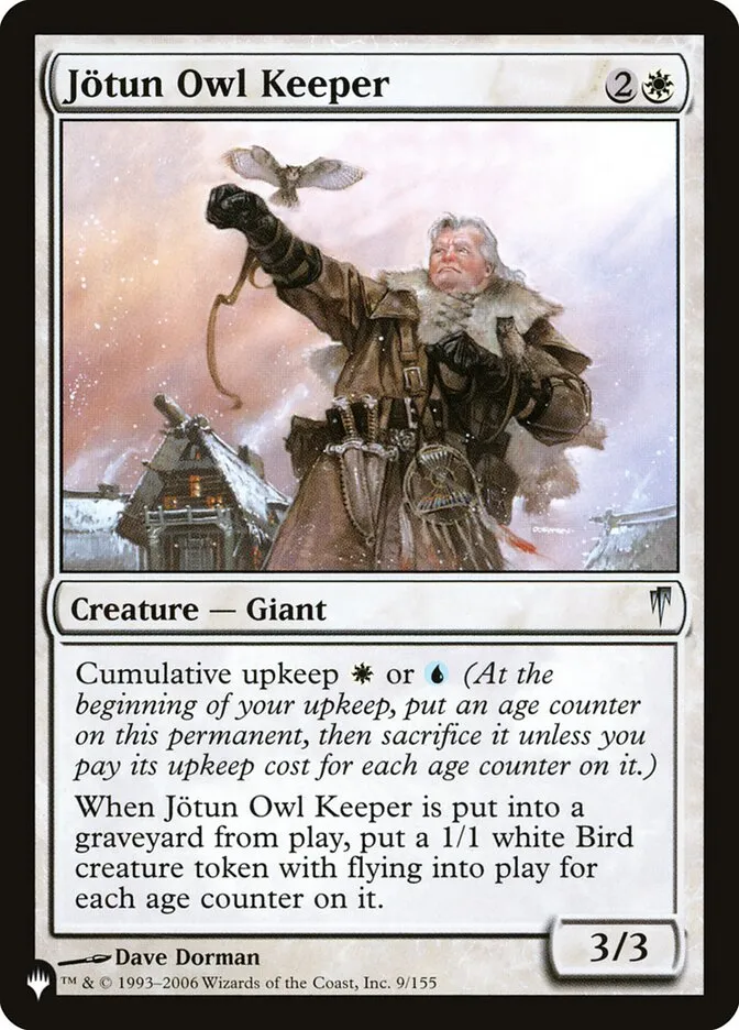 2020 The List Jötun Owl Keeper #CSP-9 uncommon card image
