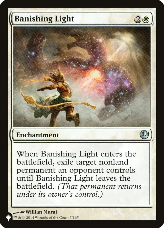 2020 The List Banishing Light #JOU-5 uncommon card image