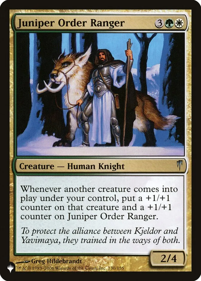 2020 The List Juniper Order Ranger #CSP-130 uncommon card image