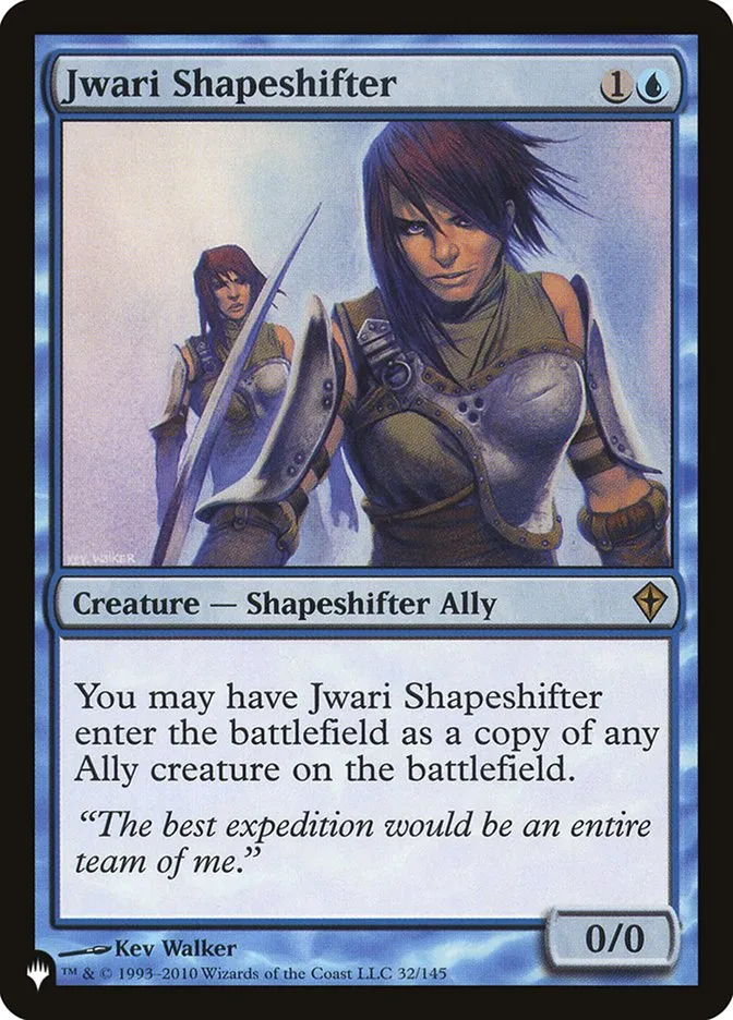 2020 The List Jwari Shapeshifter #WWK-32 rare card image