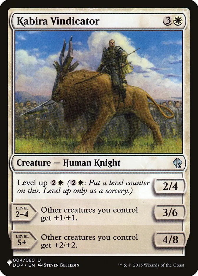 2020 The List Kabira Vindicator uncommon #DDP-4 uncommon card image