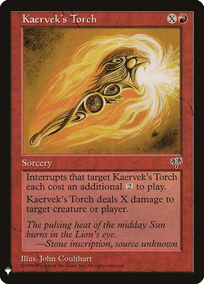 2020 The List Kaervek's Torch #MIR-185 common card image