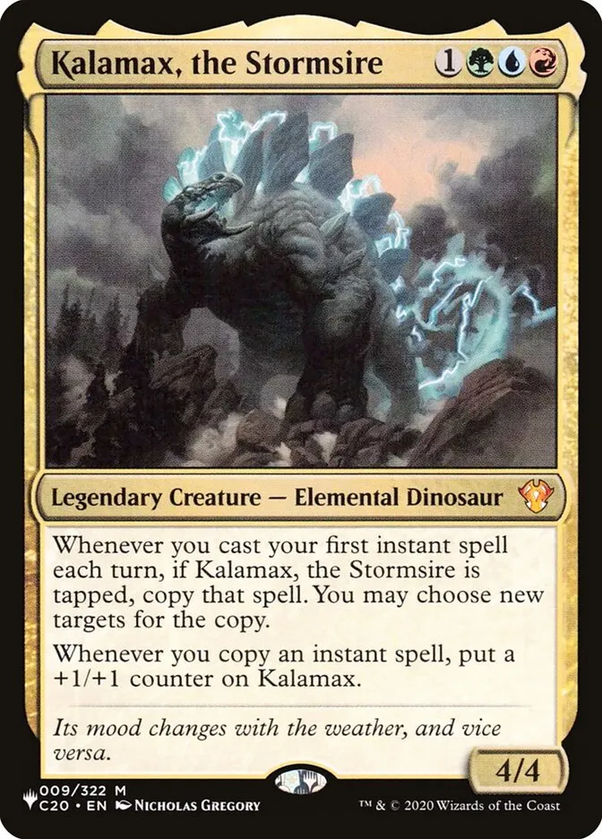 2020 The List Kalamax, the Stormsire #C20-9 mythic card image