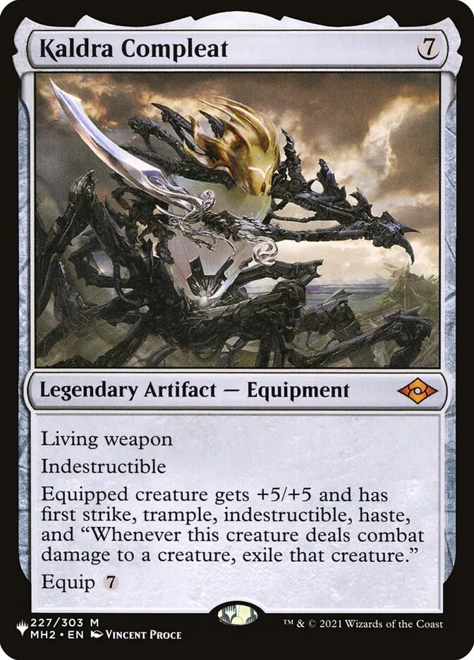 2020 The List Kaldra Compleat #MH2-227 mythic card image