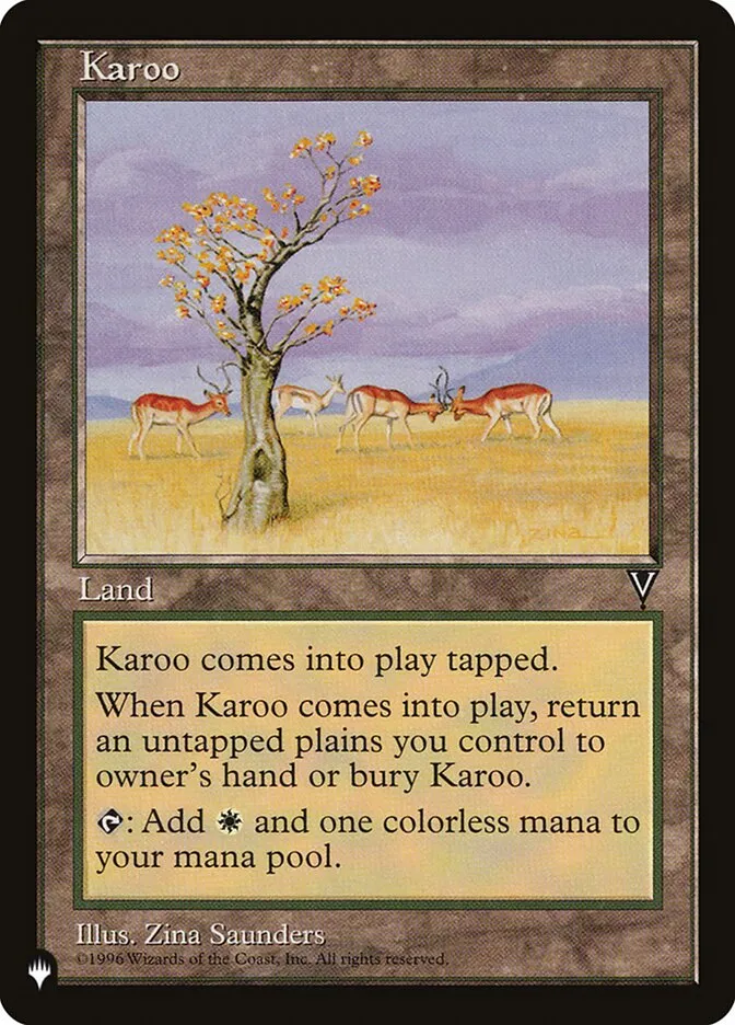 2020 The List Karoo uncommon #VIS-165 uncommon card image