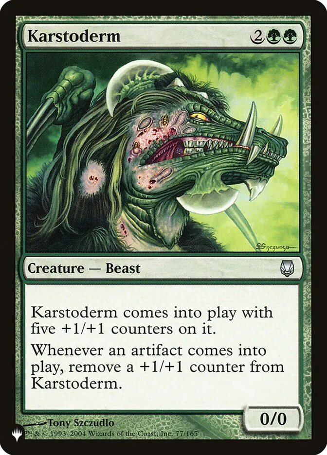 2020 The List Karstoderm uncommon #DST-77 uncommon card image
