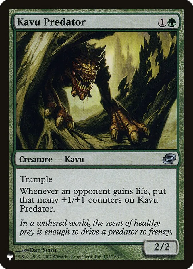 2020 The List Kavu Predator #PLC-132 uncommon card image