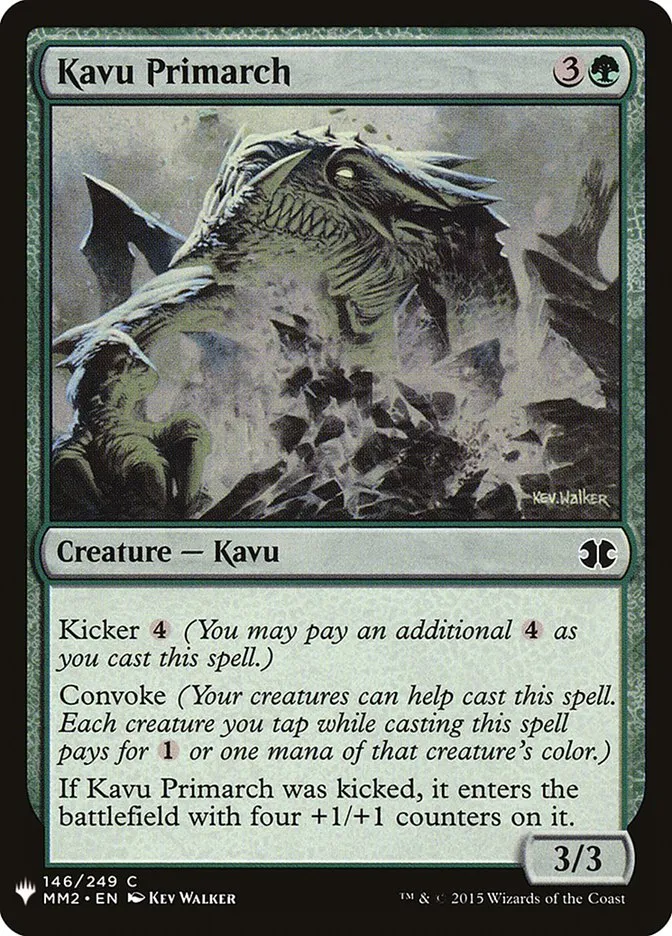 2020 The List Kavu Primarch #MM2-146 common card image