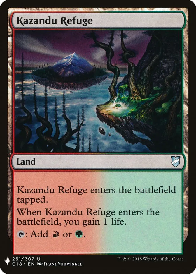 2020 The List Kazandu Refuge #C18-261 uncommon card image
