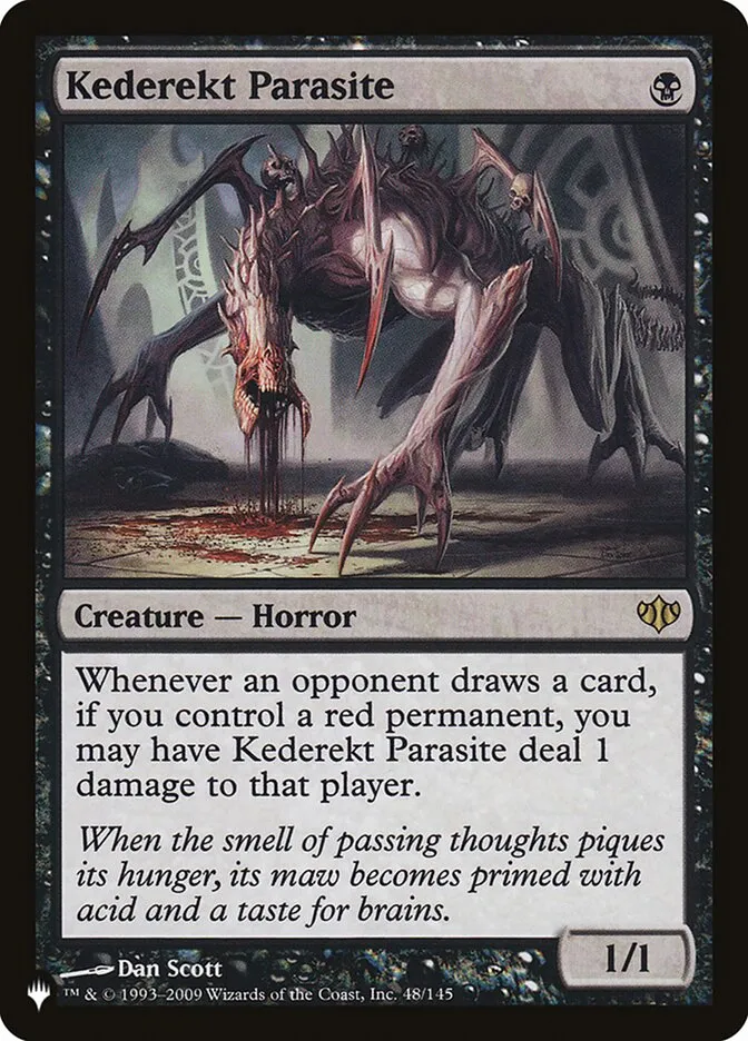 2020 The List Kederekt Parasite #CON-48 rare card image