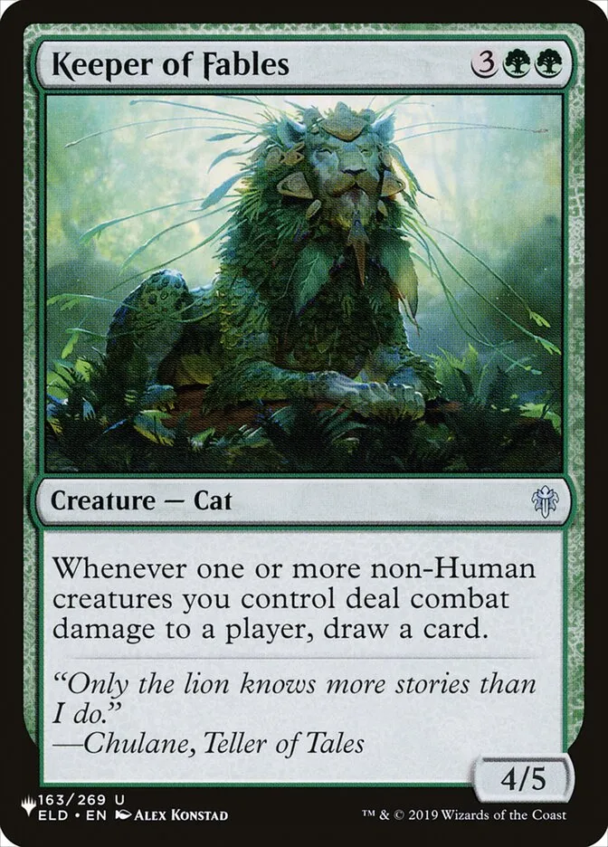 2020 The List Keeper of Fables #ELD-163 uncommon card image