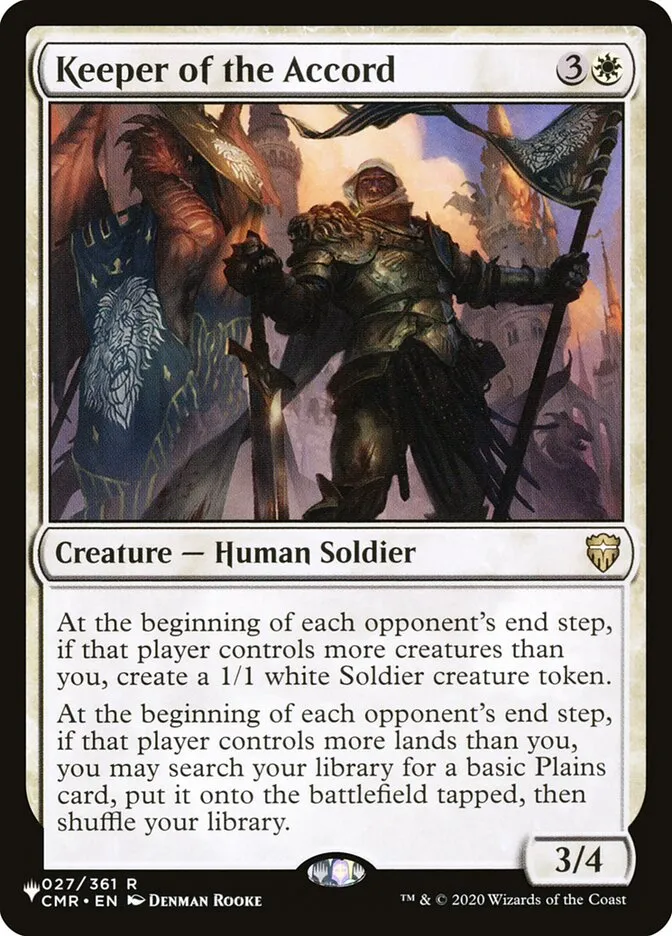 2020 The List Keeper of the Accord #CMR-27 rare card image