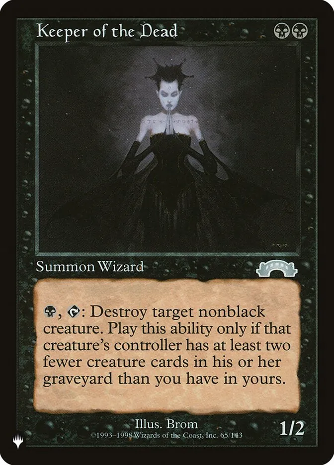 2020 The List Keeper of the Dead #EXO-65 uncommon card image