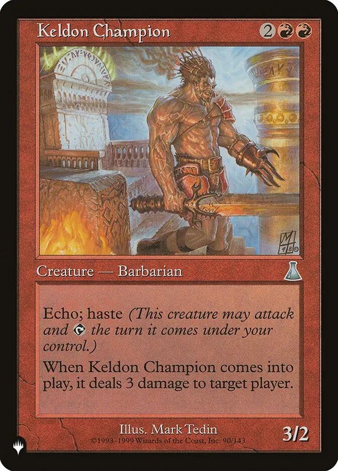 2020 The List Keldon Champion #UDS-90 uncommon card image