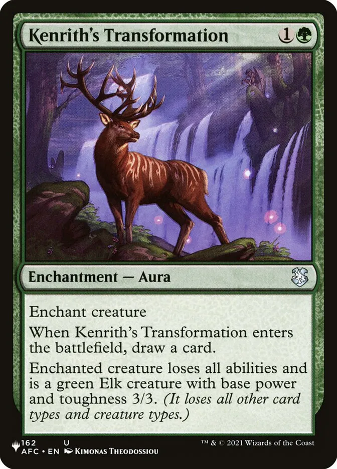 2020 The List Kenrith's Transformation #AFC-162 uncommon card image