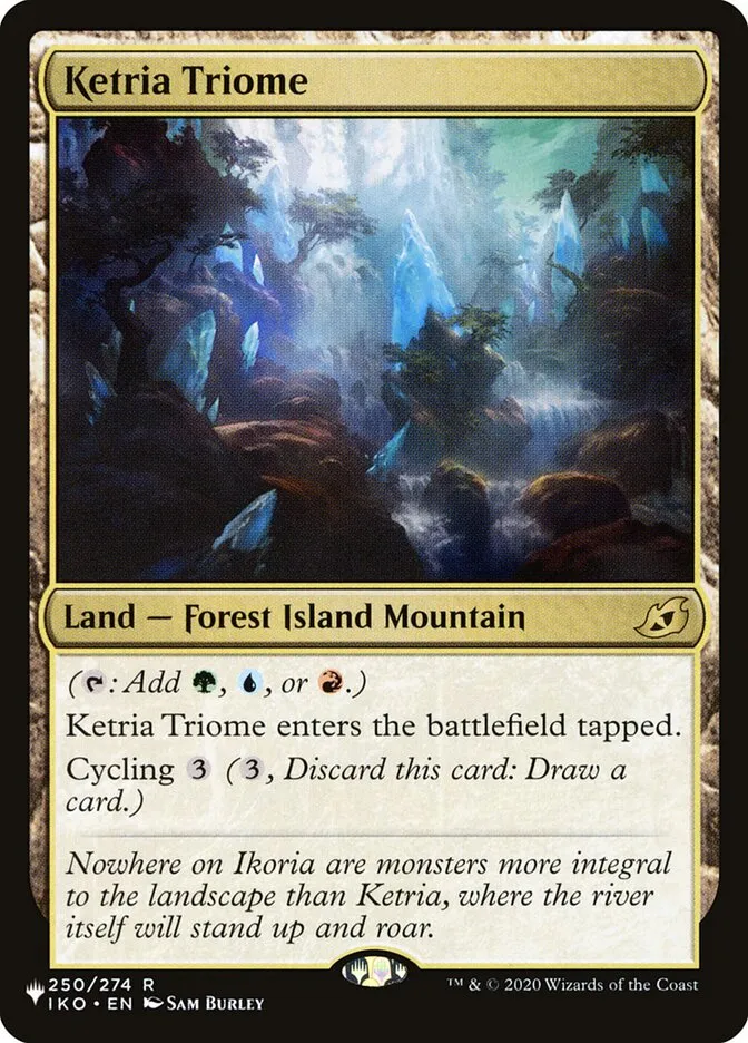 2020 The List Ketria Triome #IKO-250 rare card image