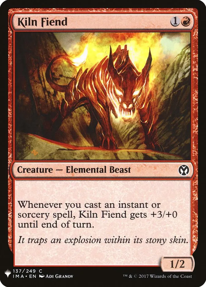 2020 The List Kiln Fiend #IMA-137 common card image