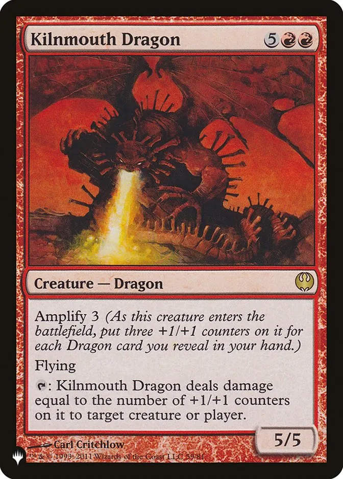 2020 The List Kilnmouth Dragon #DDG-59 rare card image