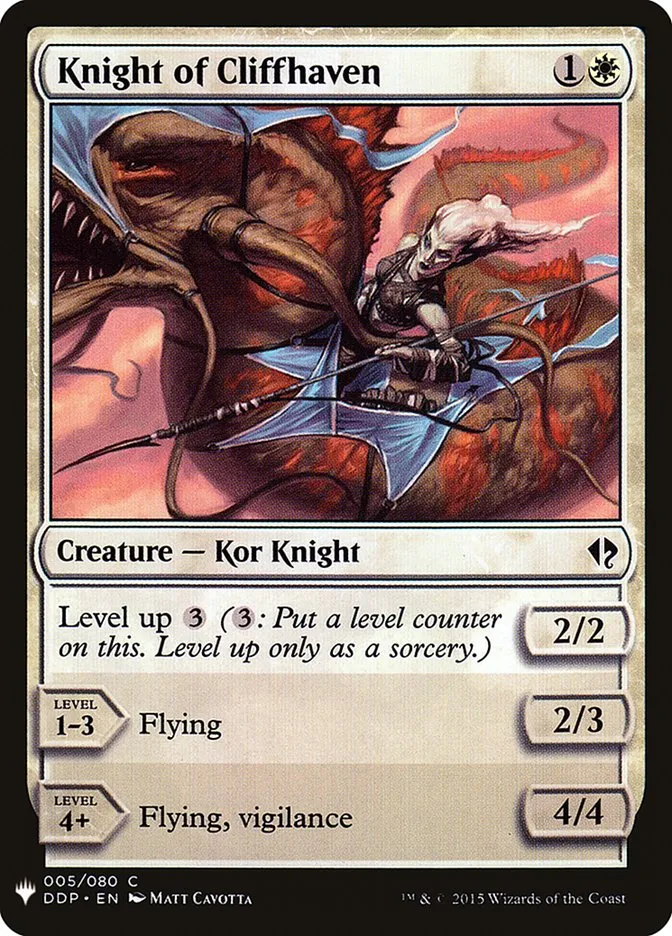 2020 The List Knight of Cliffhaven #DDP-5 common card image