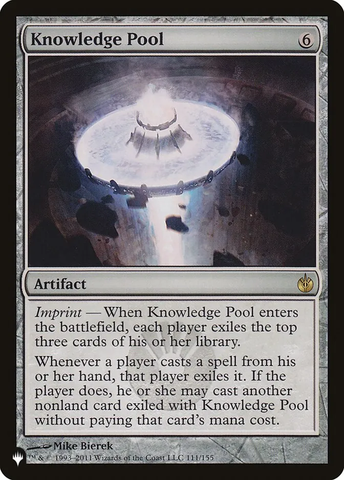 2020 The List Knowledge Pool rare #MBS-111 rare card image