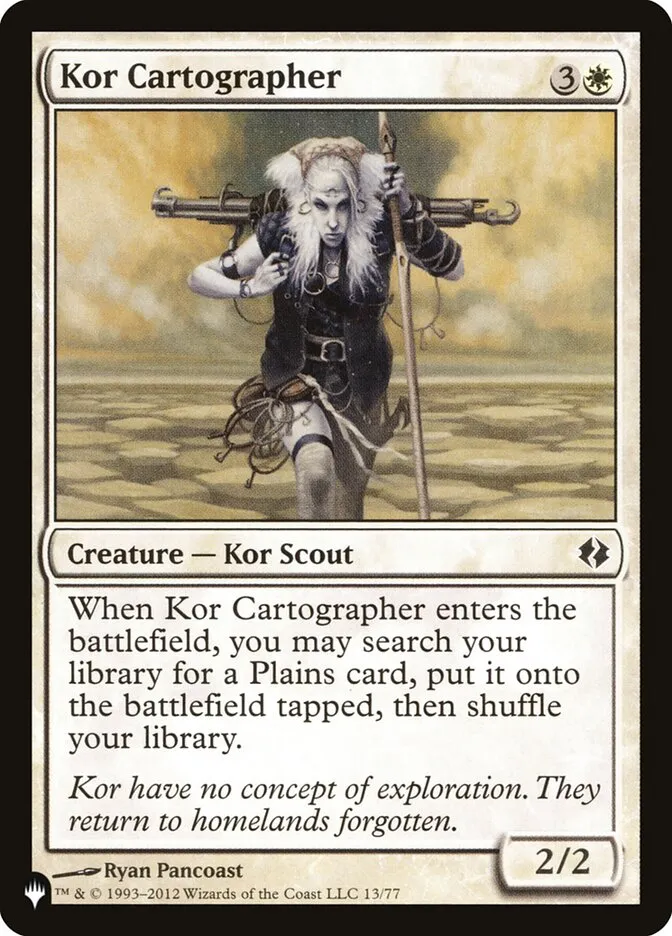 2020 The List Kor Cartographer #DDI-13 common card image