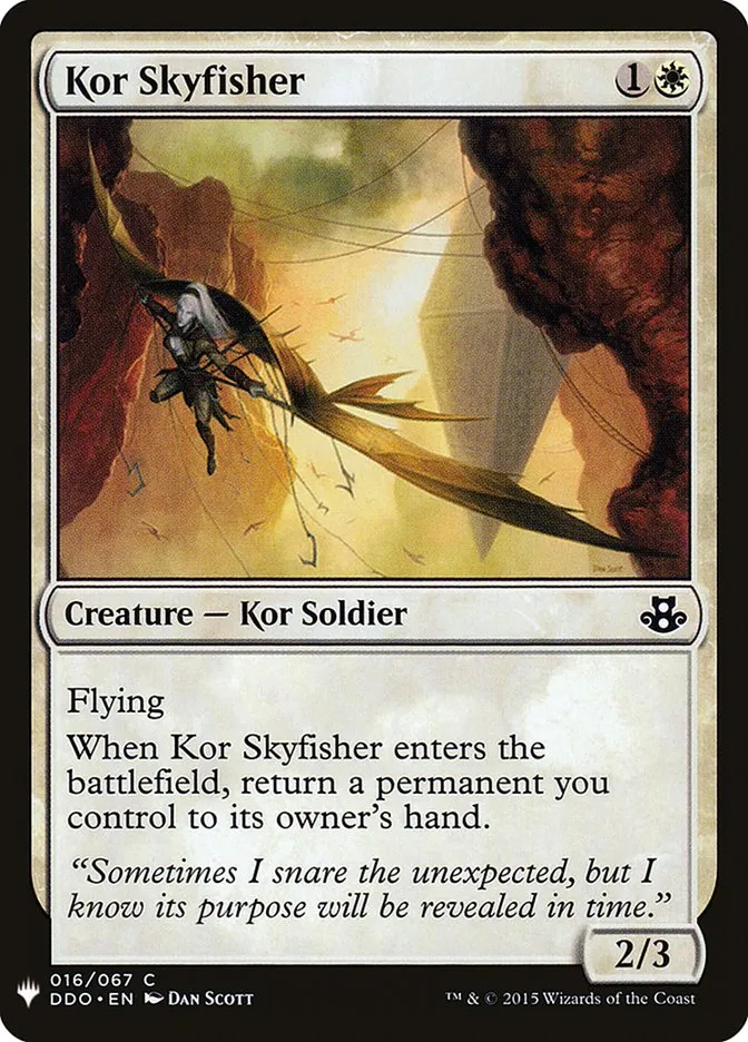 2020 The List Kor Skyfisher #DDO-16 common card image